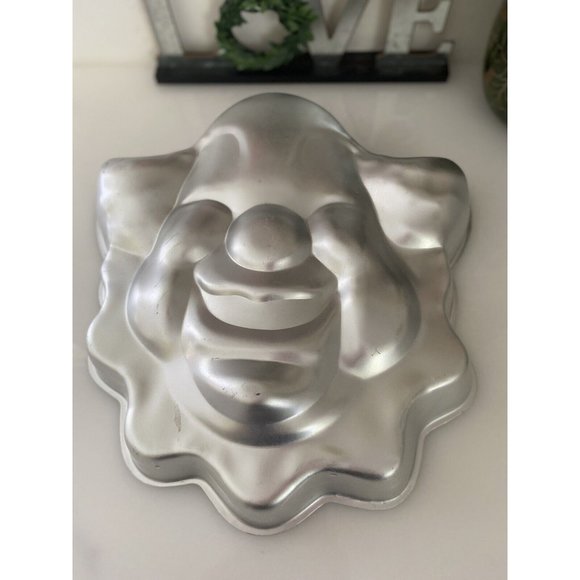 Wilton 1974 Clown Face Cake Pan #502-275 Cake Mold Form Vintage 12"X10"X2" EUC - Picture 10 of 16